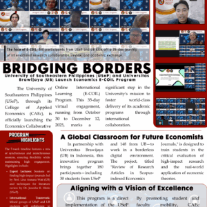 BRIDGING BORDERS: University of Southeastern Philippines (USeP) and Universitas  Brawijaya (UB) Launch Economics E-COIL Program