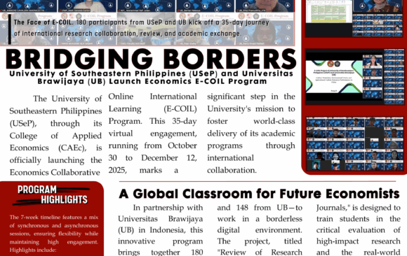 3 BRIDGING BORDERS: University of Southeastern Philippines (USeP) and Universitas Brawijaya (UB) Launch Economics E-COIL Program