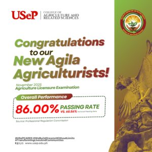 USeP CARS Celebrates Strong Performance in the November 2025 Agriculturist Licensure Examination