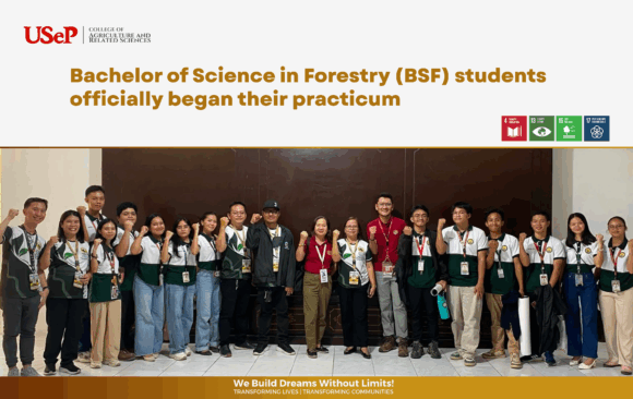 CARS Article Banner (3) Bachelor of Science in Forestry (BSF) students officially began their practicum