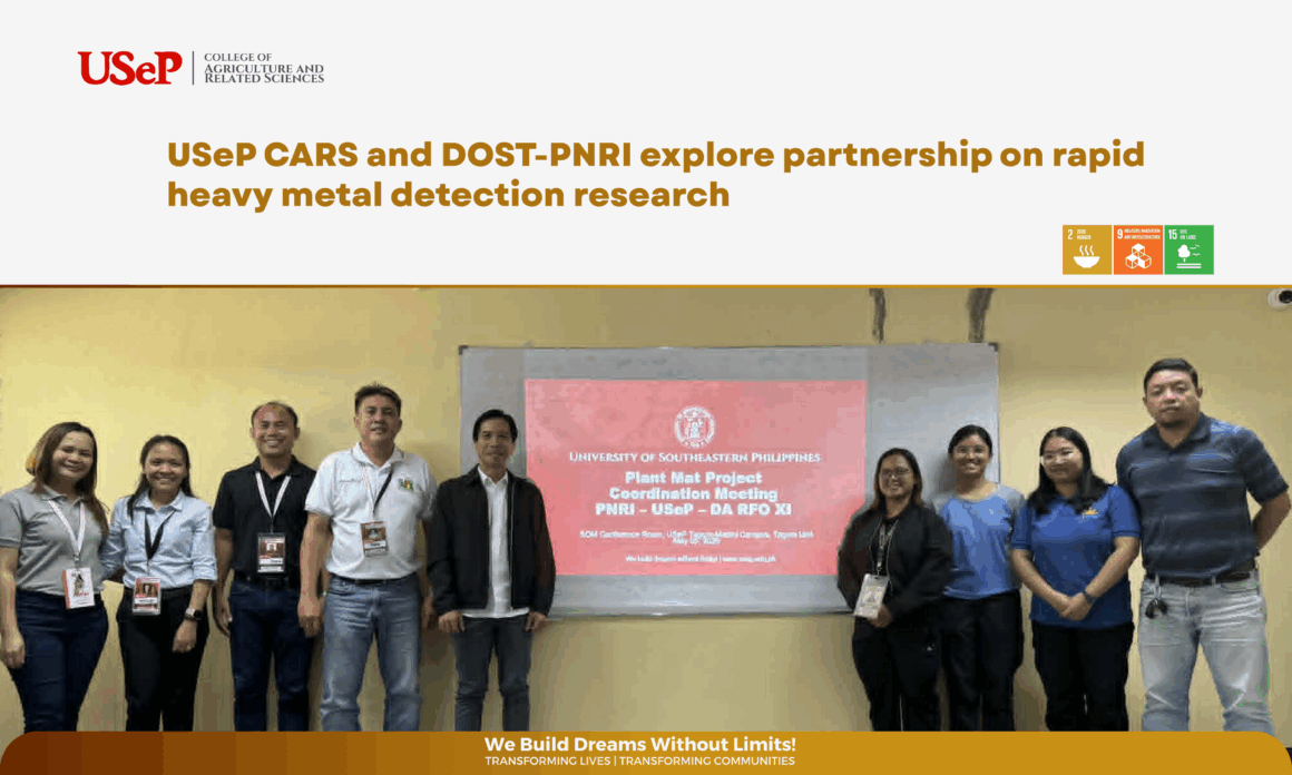 USeP CARS and DOST-PNRI explore partnership on rapid heavy metal detection research