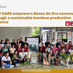 CARS Article Banner USeP CARS empowers Davao de Oro communities through a sustainable bamboo production initiative
