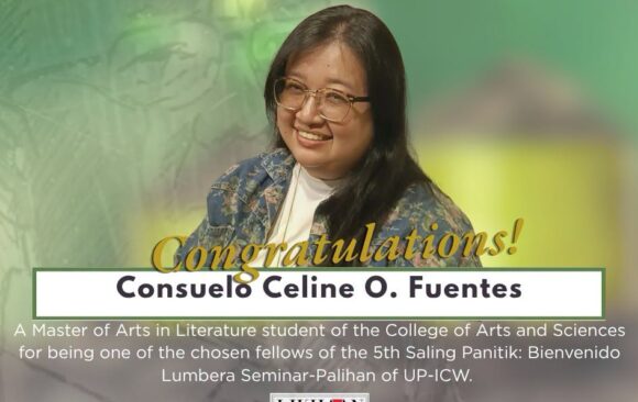 Congratulations to the alumna and Graduate Students of the Master of Arts in Literature for being selected to join the Likhaan: UP Institute of Creative Writing Seminar. The Likhaan Seminar