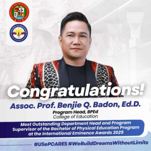 595222462_1308672687727722_3173139226186256560_n Dr. Benjie Q. Badon honored as most outstanding department head at International Eminence Awards 2025