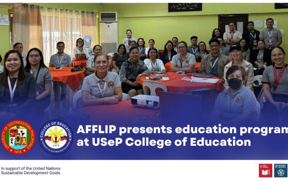 Afflip AFFLIP presents education programs at USeP College of Education