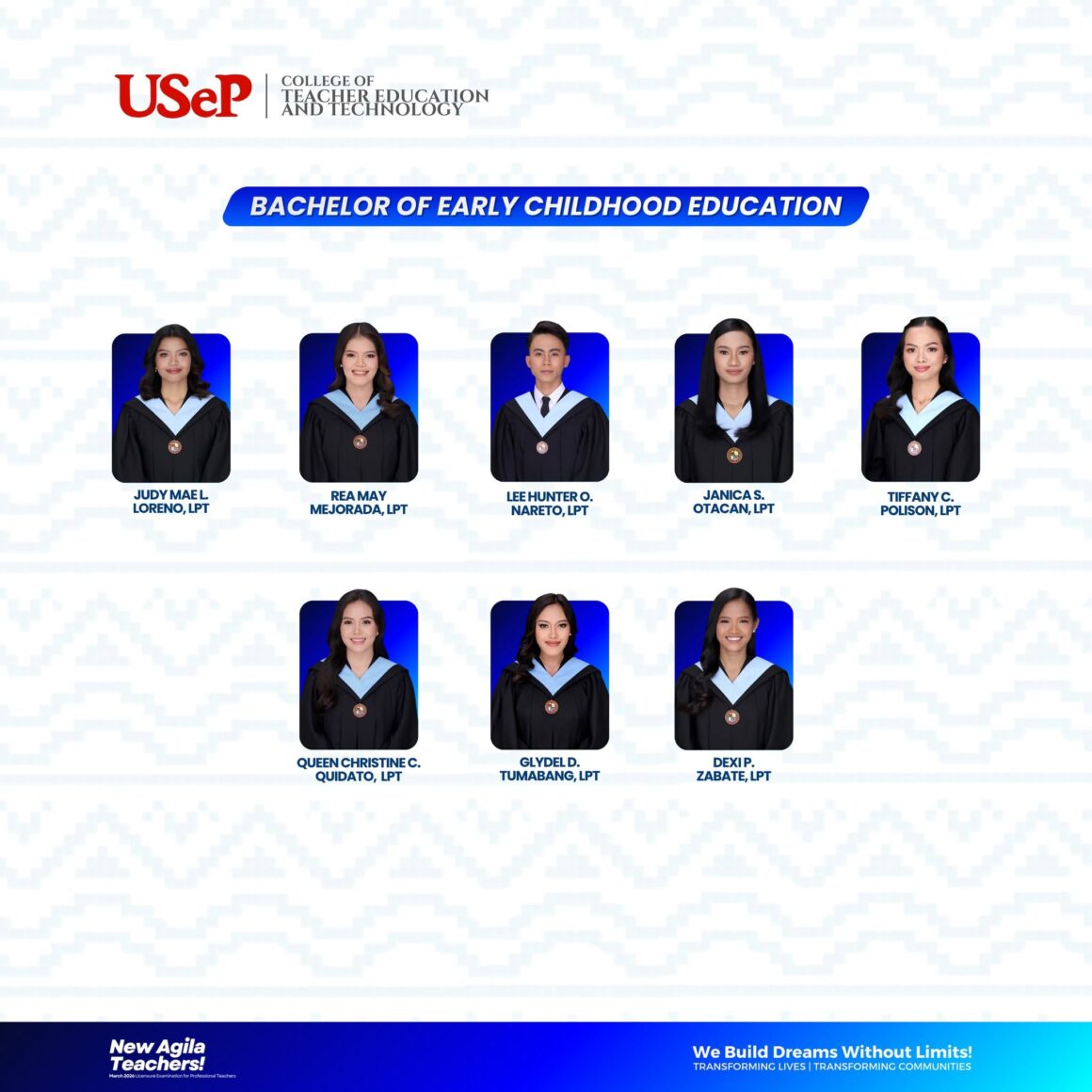 Newly Agila Teachers (March 2026 Licensure Examinations for Professional Teachers)
