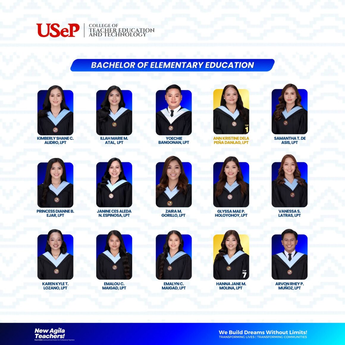 Newly Agila Teachers (March 2026 Licensure Examinations for Professional Teachers)