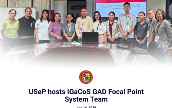 [BENCHMARKING] USeP host IGaCos GAD Focal Point System Team