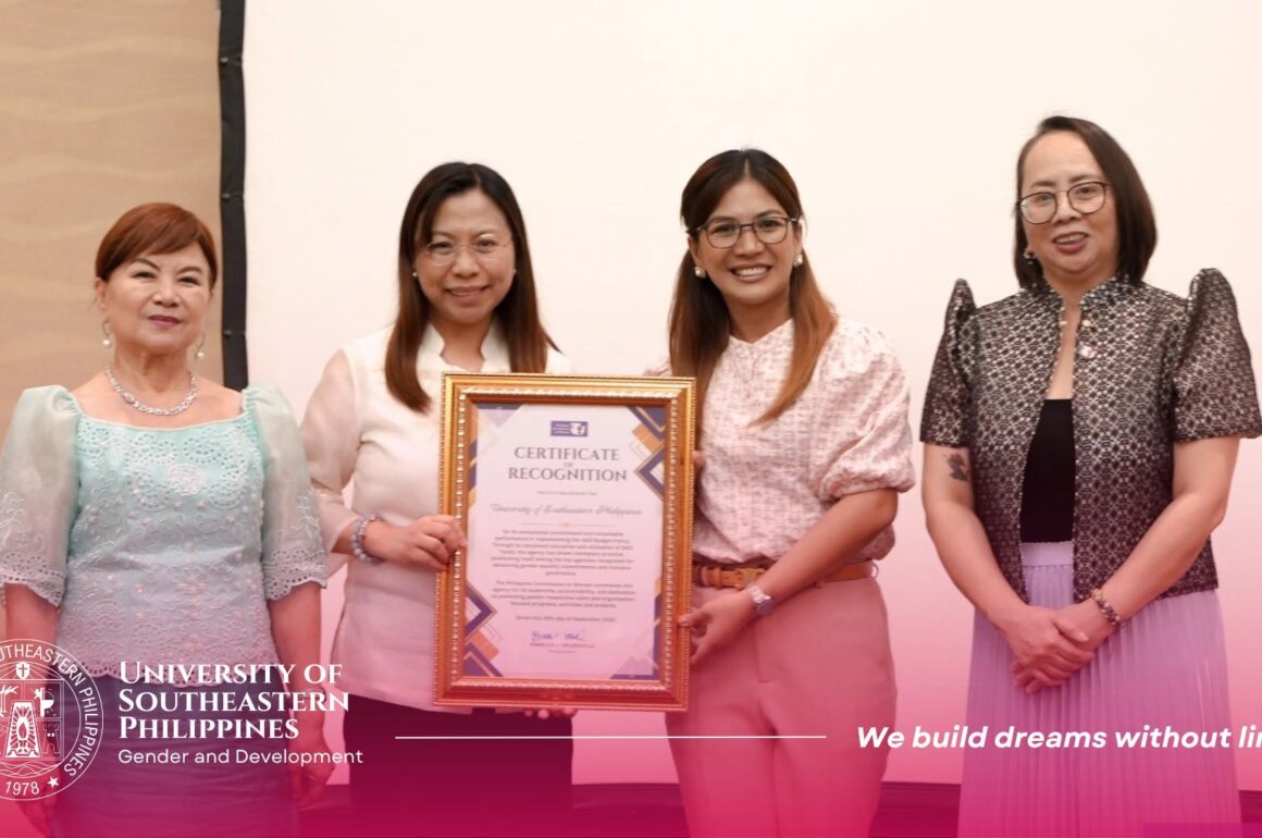 557425812_1310790297500514_6034810080876979830_n USeP was recognized by the PCW as one of the 2024 Top Agencies in GAD Budget Performance.
