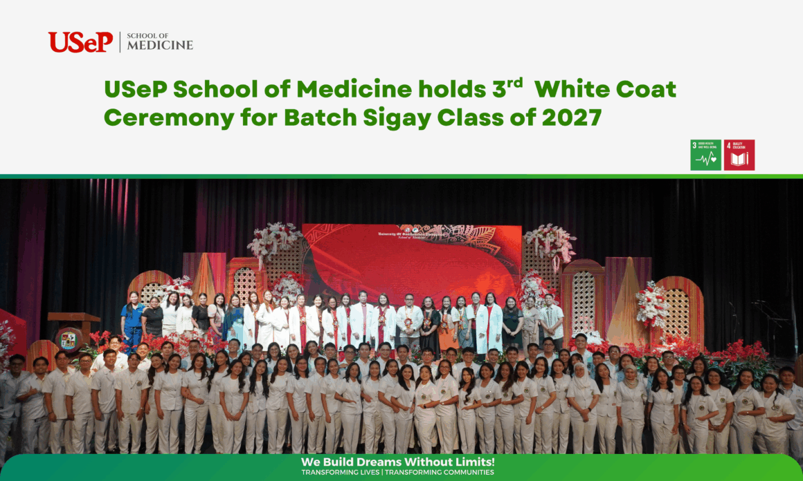 SoM Article Banner (2) USeP School of Medicine holds 3rd White Coat Ceremony for Batch Sigay Class of 2027