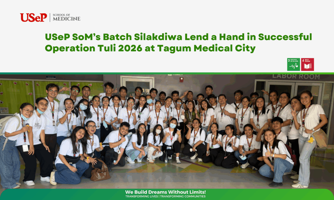 USeP SoM’s Batch Silakdiwa Lend a Hand in Successful Operation Tuli 2026 at Tagum Medical City