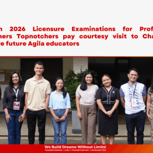 TMC Article Banner (1) March 2026 Licensure Examinations for Professional Teachers Topnotchers pay courtesy visit to Chancellor, inspire future Agila educators