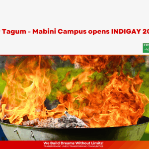 TMC Article Banner (2) USeP Tagum-Mabini Campus opens INDIGAY 2026