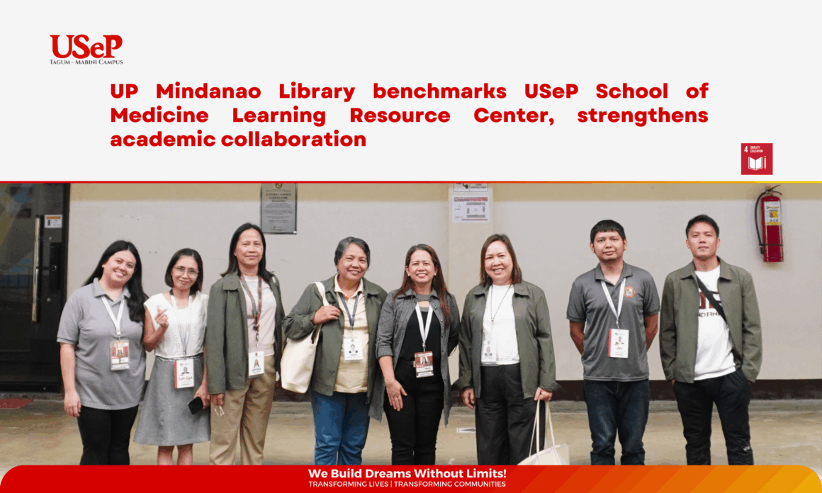 TMC Article Banner (3) UP Mindanao Library benchmarks USeP School of Medicine Learning Resource Center, strengthens academic collaborations