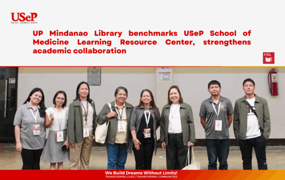 TMC Article Banner (3) UP Mindanao Library benchmarks USeP School of Medicine Learning Resource Center, strengthens academic collaborations