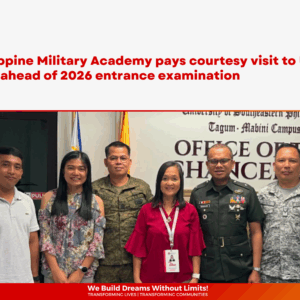 TMC Article Banner (5) Philippine Military Academy pays courtesy visit to USeP TMC ahead of 2026 entrance examination