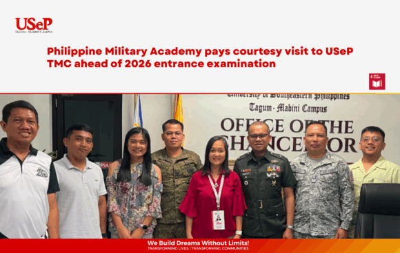 TMC Article Banner (5) Philippine Military Academy pays courtesy visit to USeP TMC ahead of 2026 entrance examination