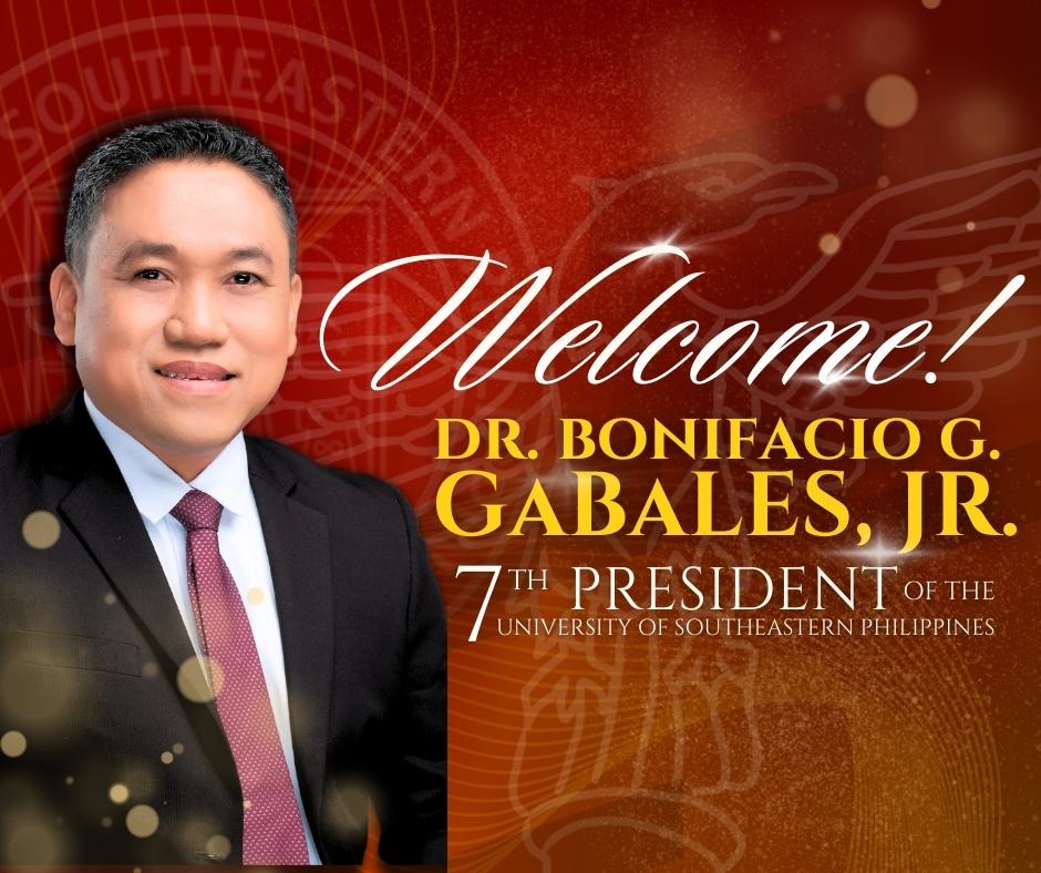 4-7th-President Welcome to the 7th USeP President, Dr. Bonifacio G. Gabales, Jr.