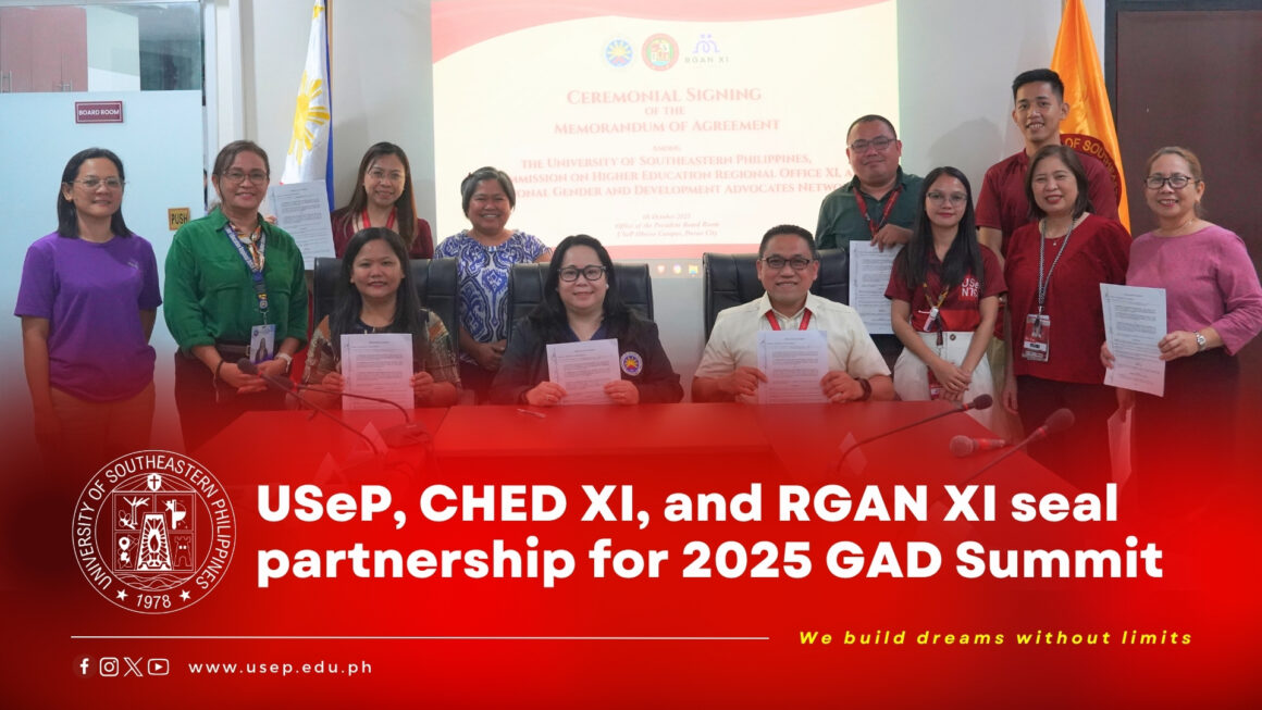 TopnotcherArticle-Banner-22 USeP, CHED XI, and RGAN XI seal partnership for 2025 GAD Summit