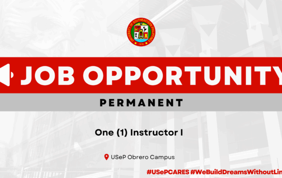 USeP Job Hiring! USeP is in need of one (1) teaching personnel for the College of Arts and Sciences – Obrero Campus