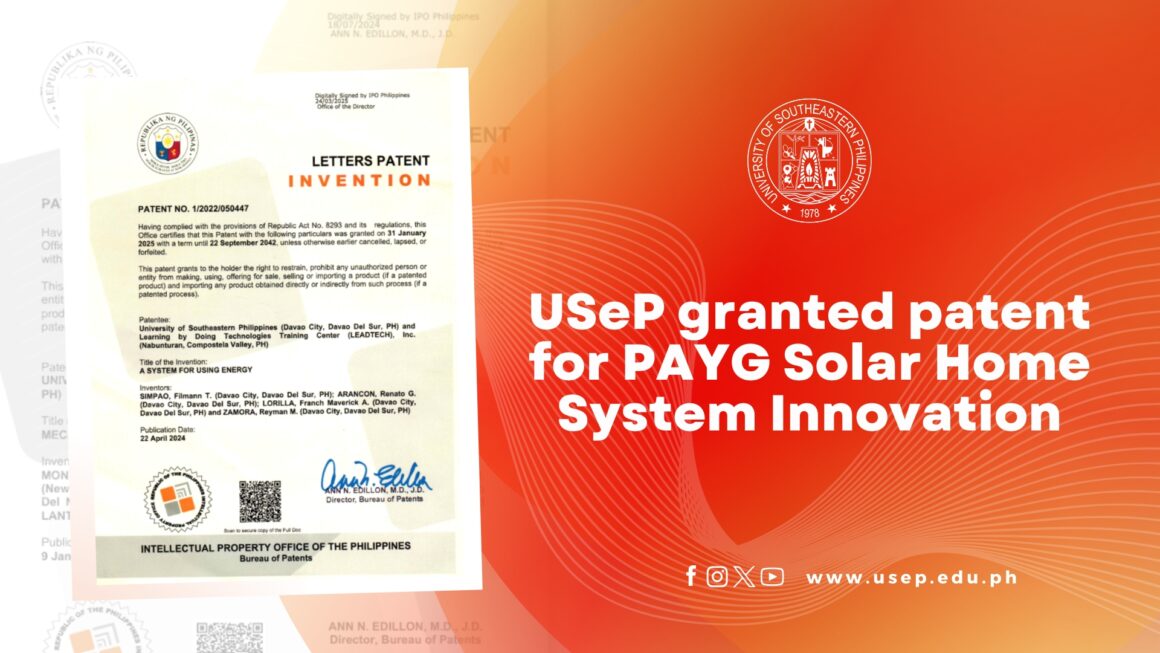 TopnotcherArticle-Banner-2 USeP Secures Patent for PAYG Solar Home System Innovation