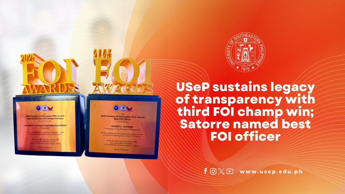 TopnotcherArticle-Banner-3-2048x1152 USeP sustains legacy of transparency with third FOI champ win; Satorre named best FOI officer