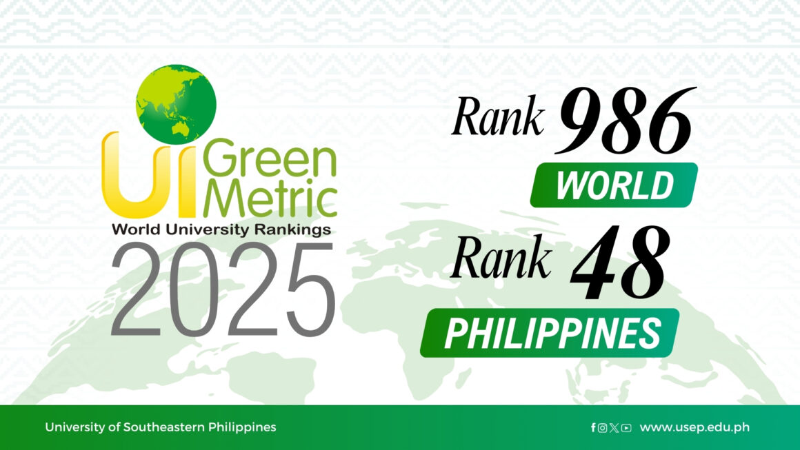 TopnotcherArticle-Banner-5 USeP rises in the UI GreenMetric World University Rankings 2025