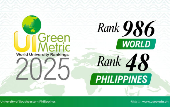 TopnotcherArticle-Banner-5 USeP rises in the UI GreenMetric World University Rankings 2025