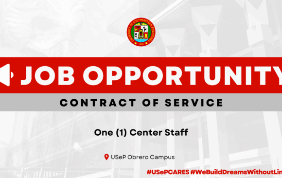 USeP Job Hiring! USeP is in need of one (1) non-teaching personnel for MiLawPRI Center, School of Law – Obrero Campus