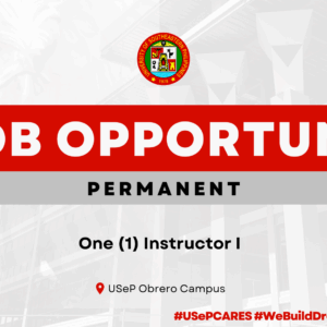 USeP Job Hiring! USeP is in need of one (1) teaching personnel for the College of Applied Economics – Obrero Campus