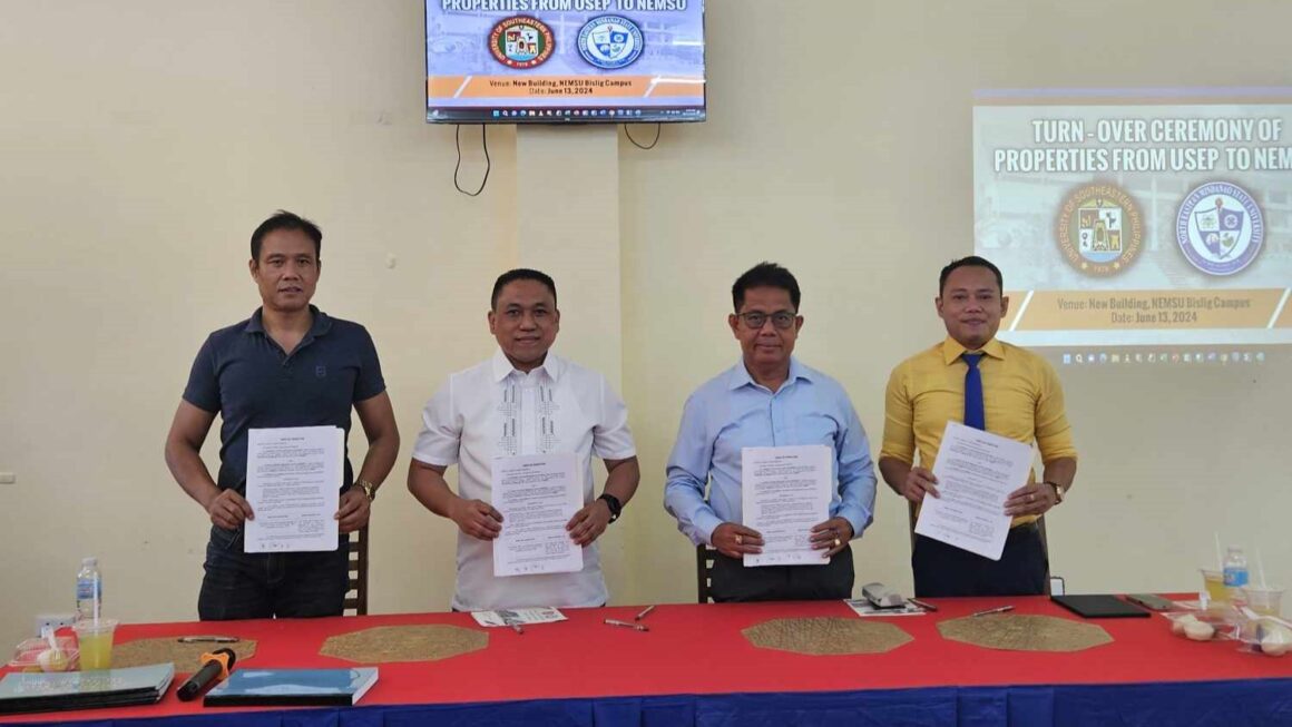 448353752_863032955856295_7861858300692939341_n1 (1) USeP formally donated the properties and equipment of the former USeP Bislig Campus to NEMSU