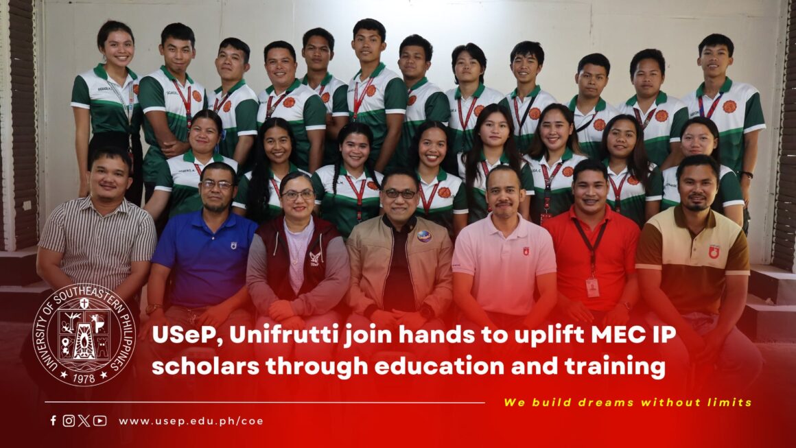 [President in Action] USeP, Unifrutti join hands to uplift MEC IP scholars through education and training