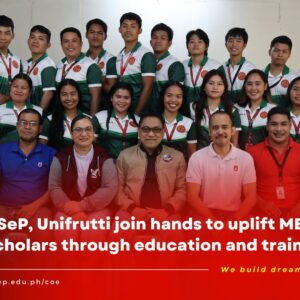 [President in Action] USeP, Unifrutti join hands to uplift MEC IP scholars through education and training