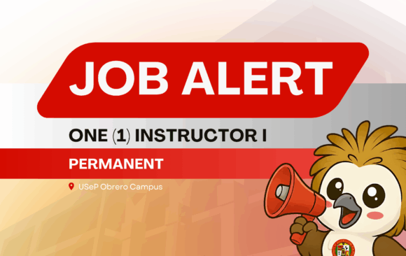 USeP Job Hiring! USeP is in need of one (1) teaching personnel for USeP College of Education (CEd), Obrero Campus