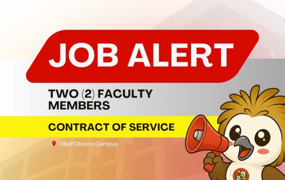 USeP Job Hiring! USeP is in need of two (2) teaching personnel for USeP College of Arts and Sciences, Obrero Campus