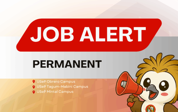 USeP Job Hiring! USeP is in need of five (5) non-teaching personnel for USeP Obrero, Mintal, and Tagum-Mabini Campuses