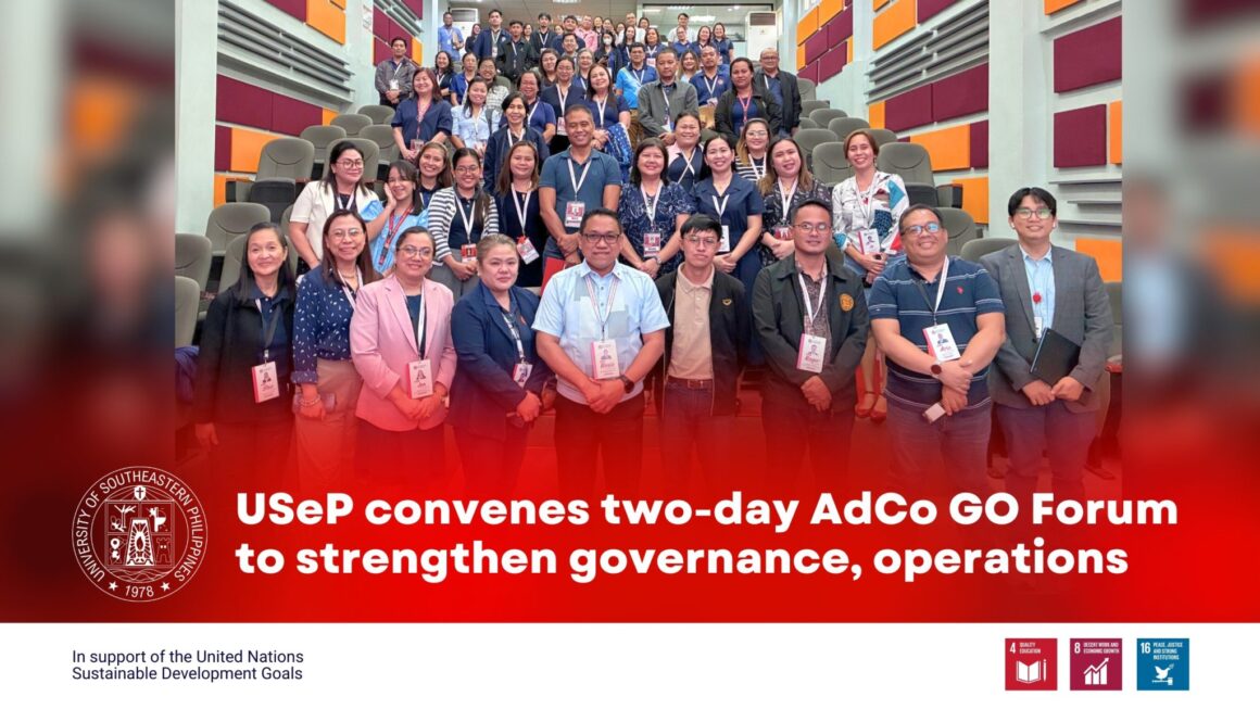 TitleCard-2048x1152 USeP convenes two-day AdCo GO Forum to strengthen governance, operations