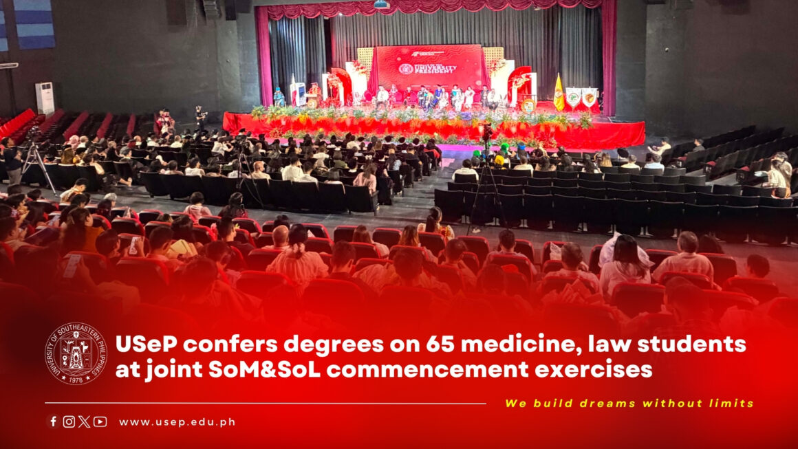 TopnotcherArticle-Banner-15 USeP confers degrees on 65 medicine, law students at joint SoM&SoL commencement exercises